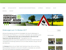 Tablet Screenshot of kreisverkehrswacht-regen.de
